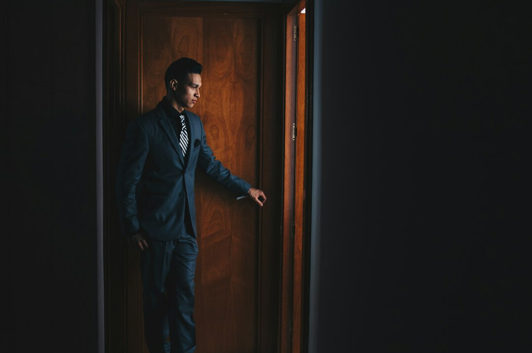 Portrait of a businessman in a suit